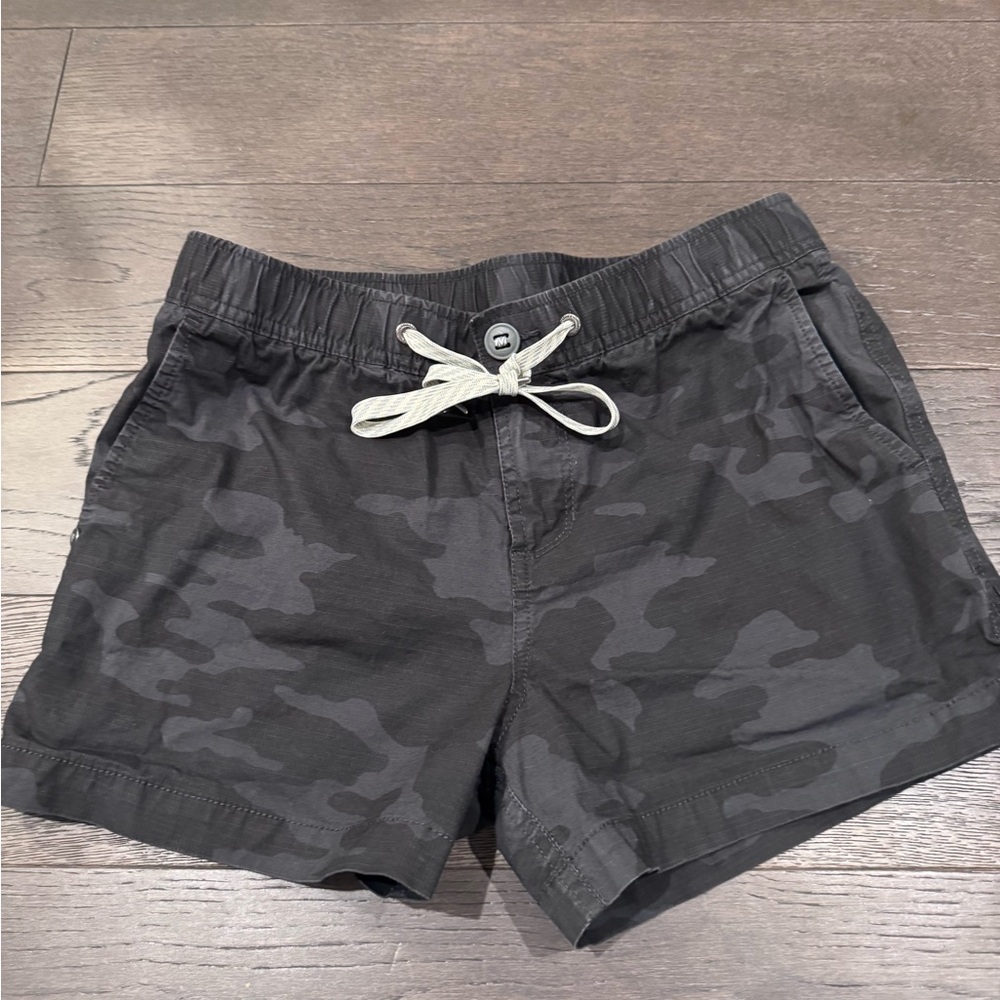 Black Gray Camo Vuori Drawstring Shorts